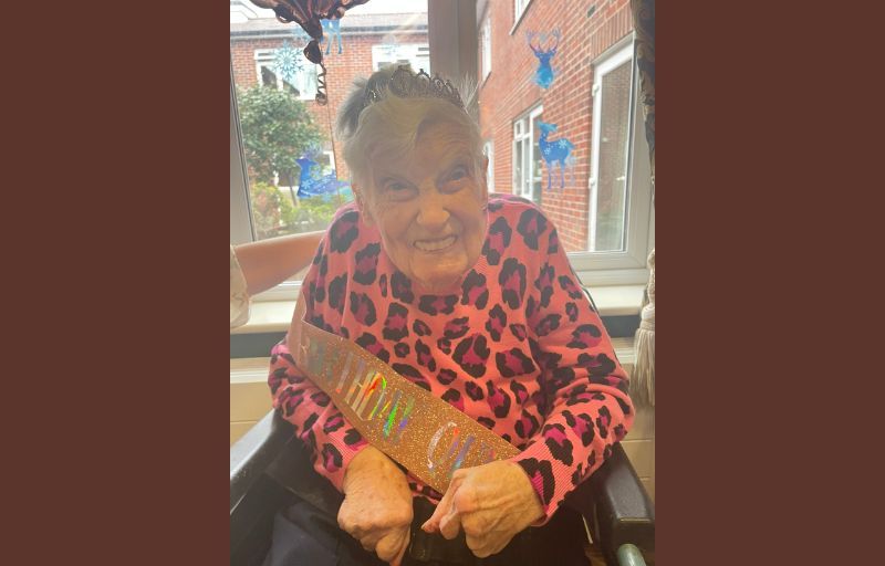 A handmade birthday card for every one of Violet's 101 years