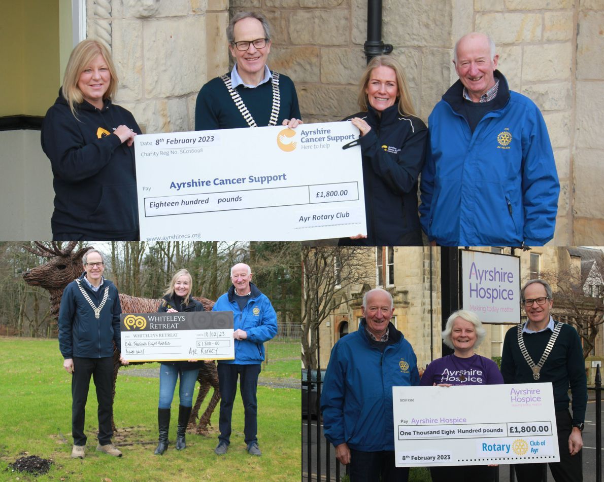 Thousands raised for Ayrshire cancer charity's thanks to Tree of