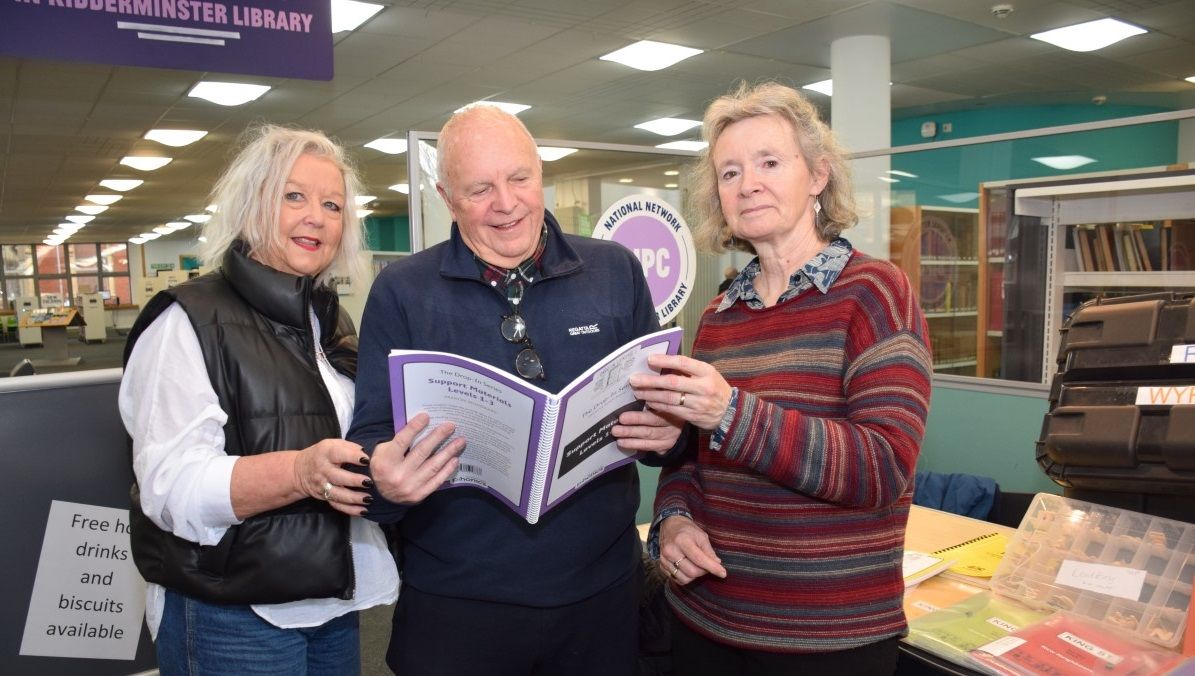 Bewdley and Stourport Rotary donation supports adults struggling with reading
