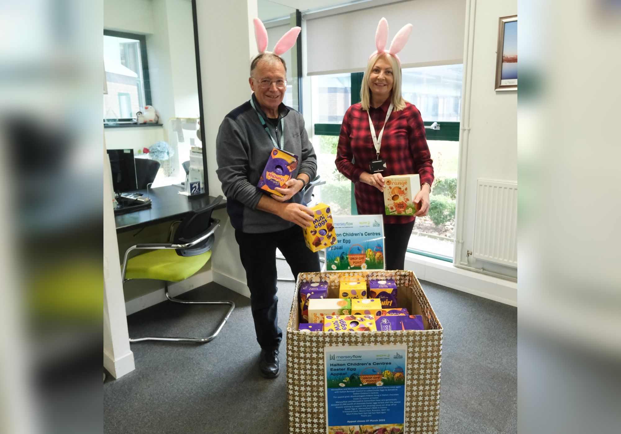 Bumper £1,000 donation kicks off annual Halton Easter egg appeal