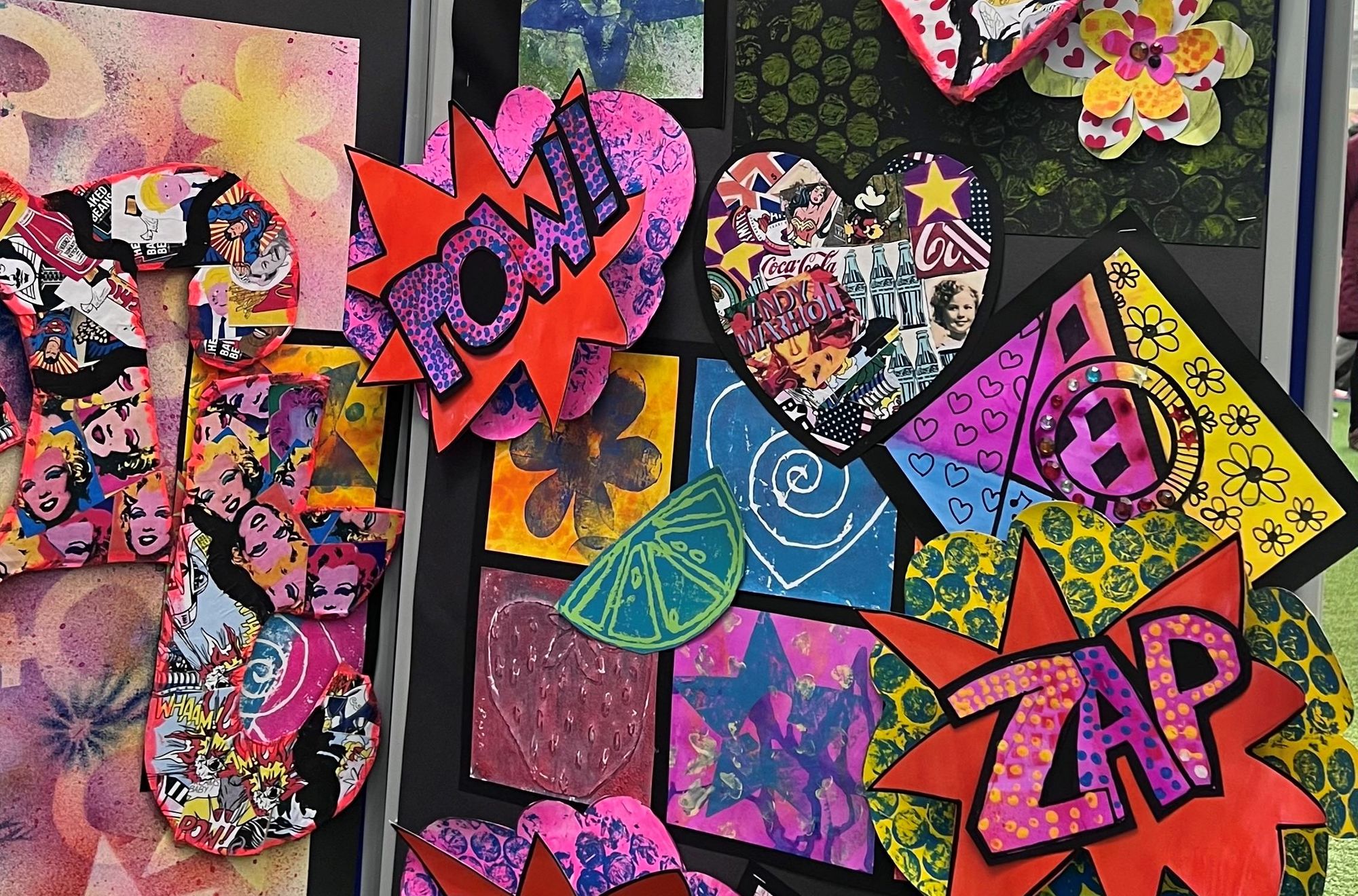 Halton pupils' art showcases in Runcorn Shopping City