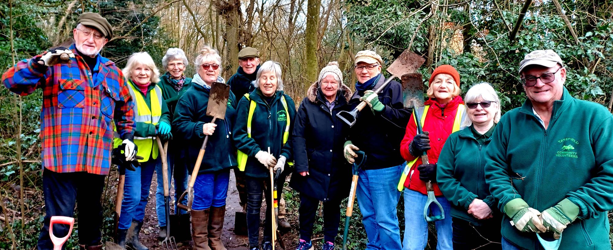 Tatsfield Village: Saturday Volunteers plant home grown trees in nationwide initiative