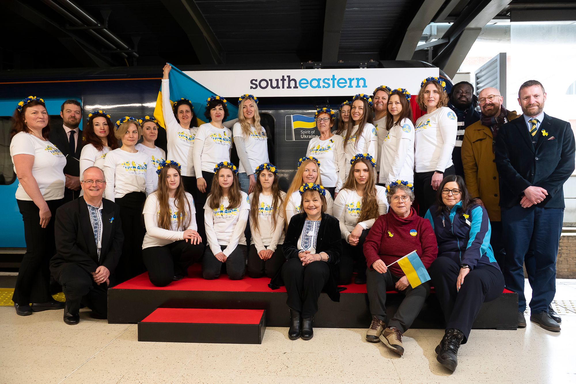 Train named to honour 'Spirit of Ukraine' on anniversary of attack