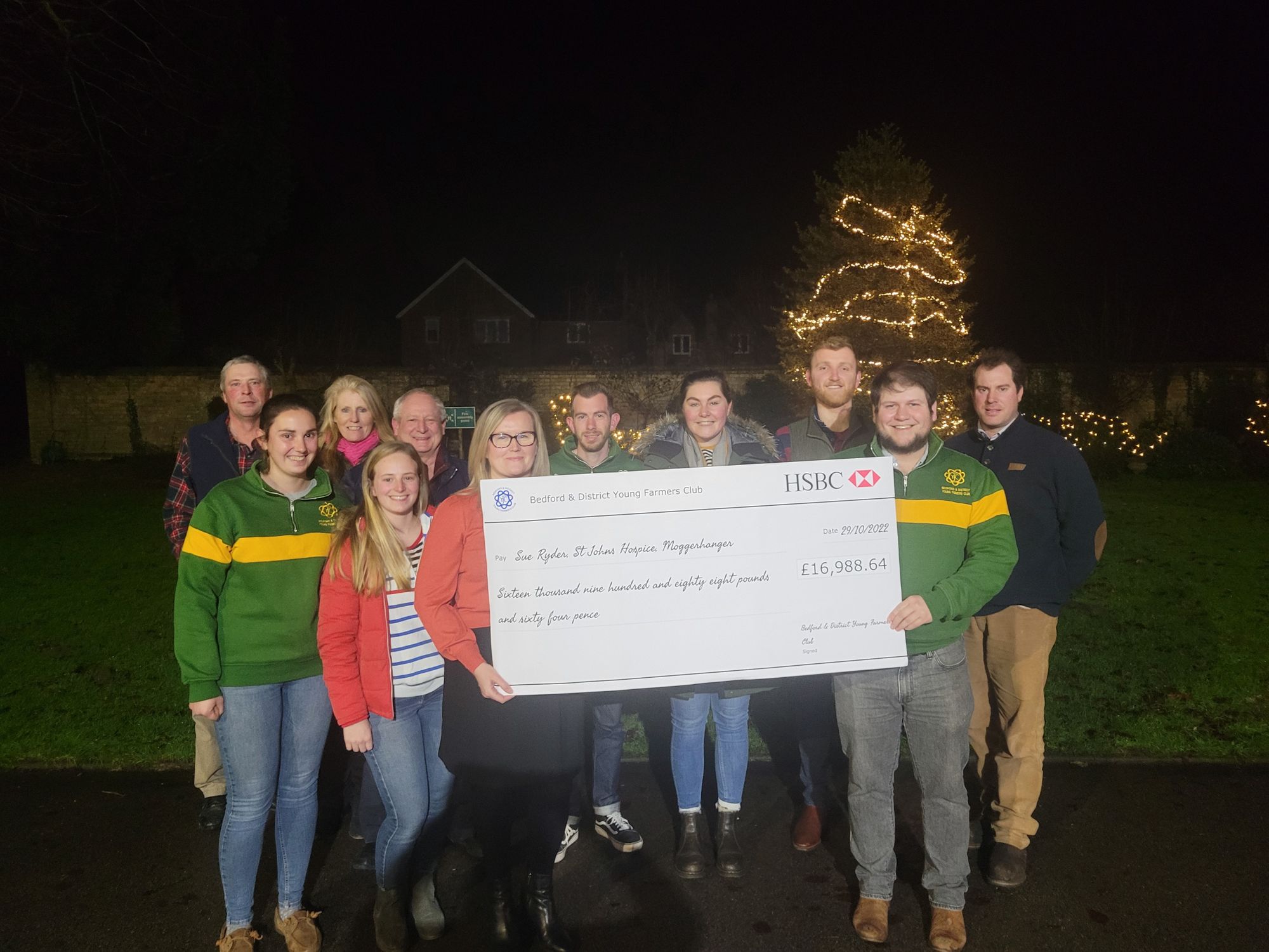 Bedford young farmers raise nearly £17k for Sue Ryder charity