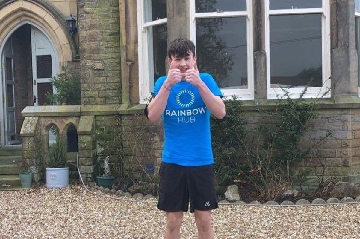 Southport teen's two-mile a day challenge for disabled children at Rainbow Hub