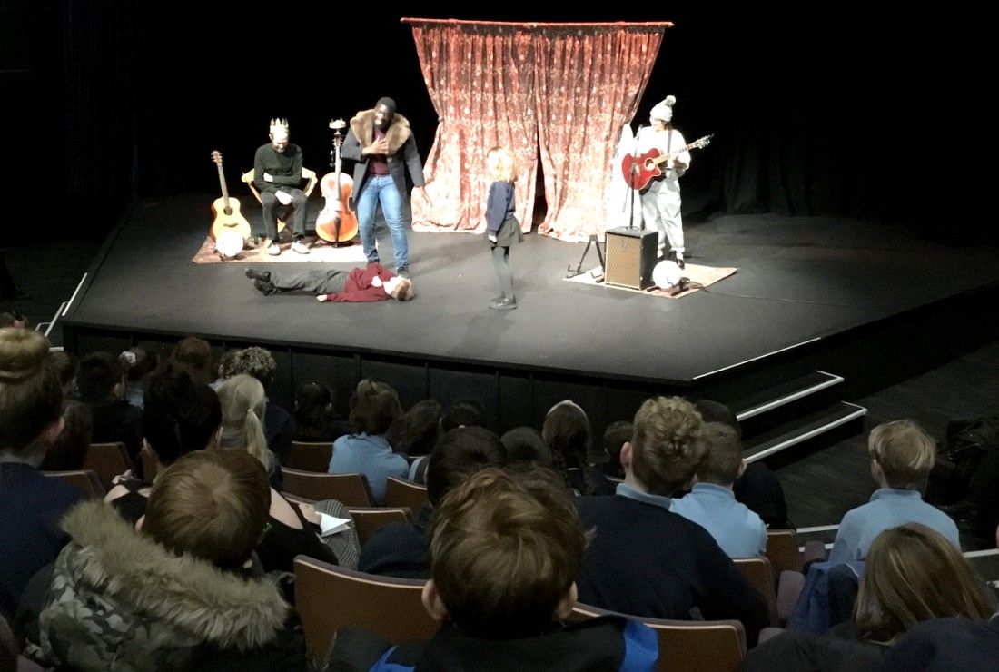Ramsgate pupils explore Shakespeare with actor and director