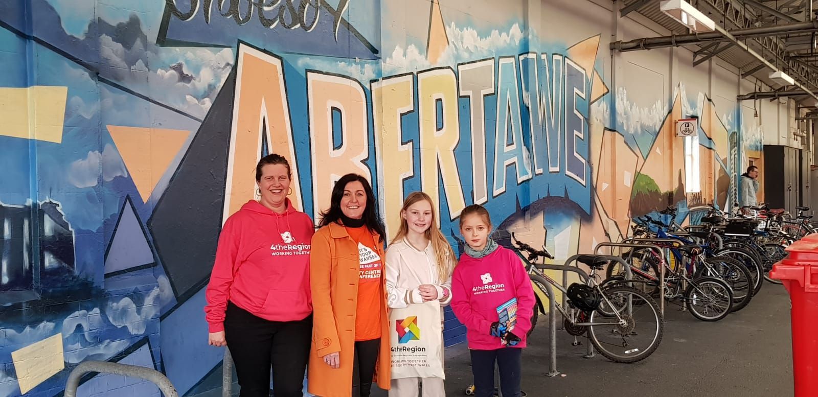 New Swansea railway station mural celebrates city’s past, present and future