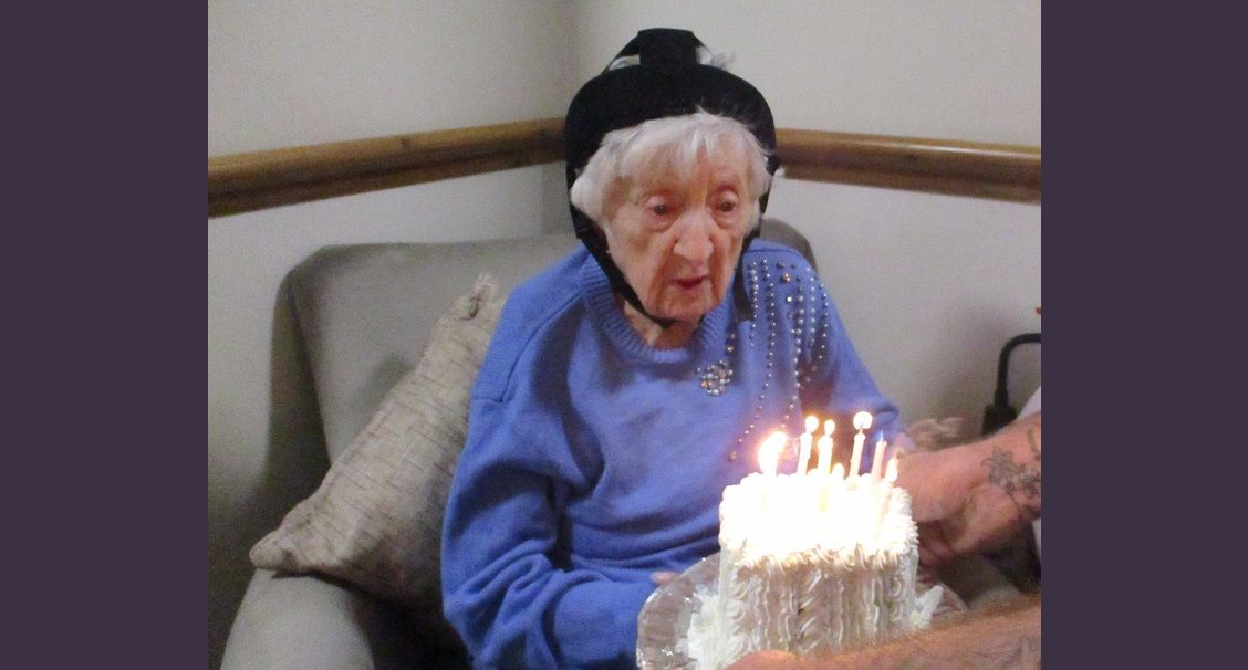 Michael Ball fan from Manchester celebrates her 99th birthday in style