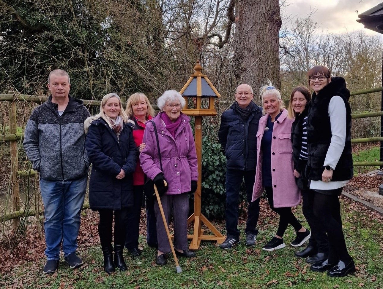 Family donates memorial bird feeder to Essex care home