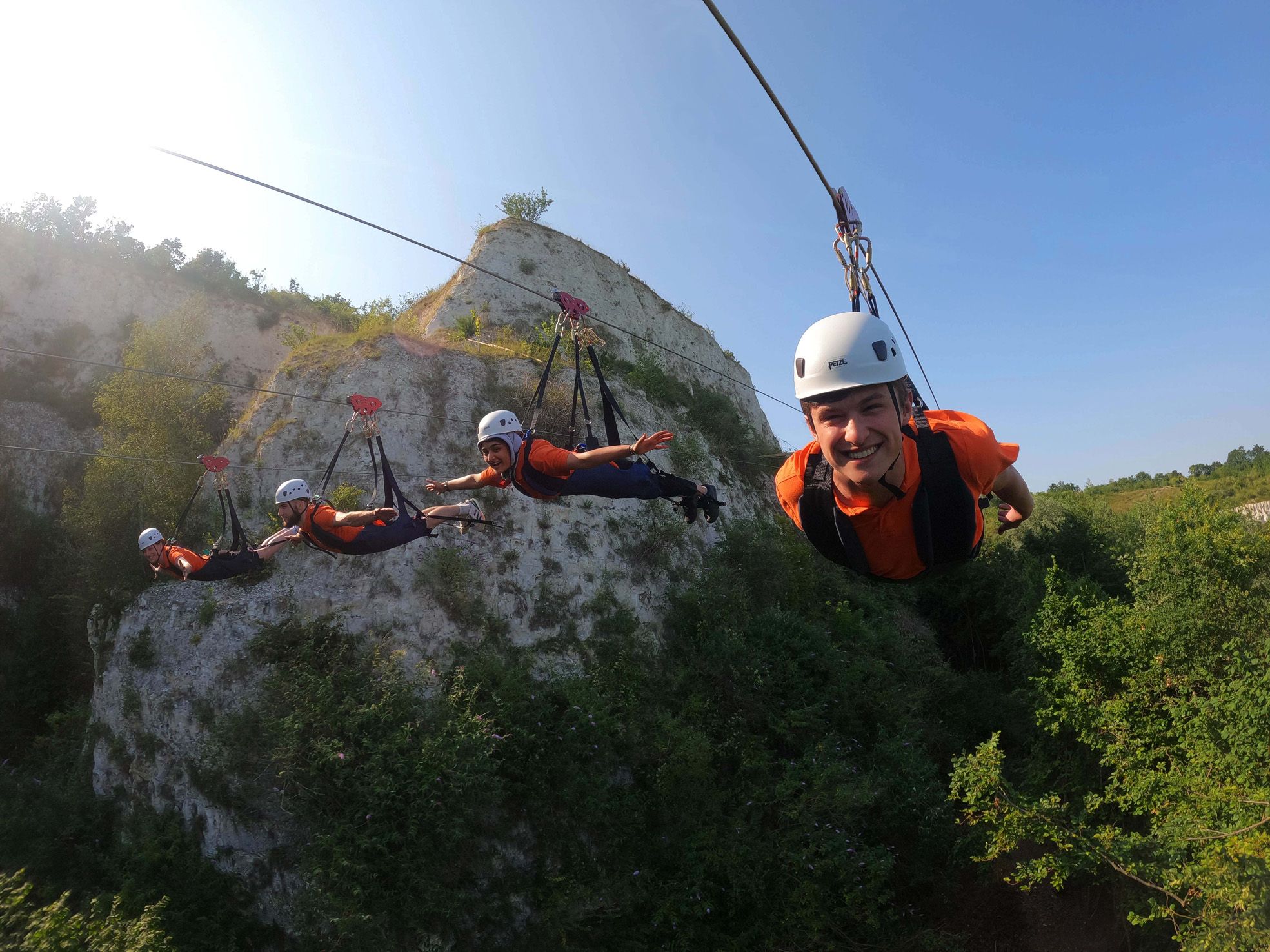 Fly like a bird and cruise at 60mph at Bluewater's Zipline fundraiser