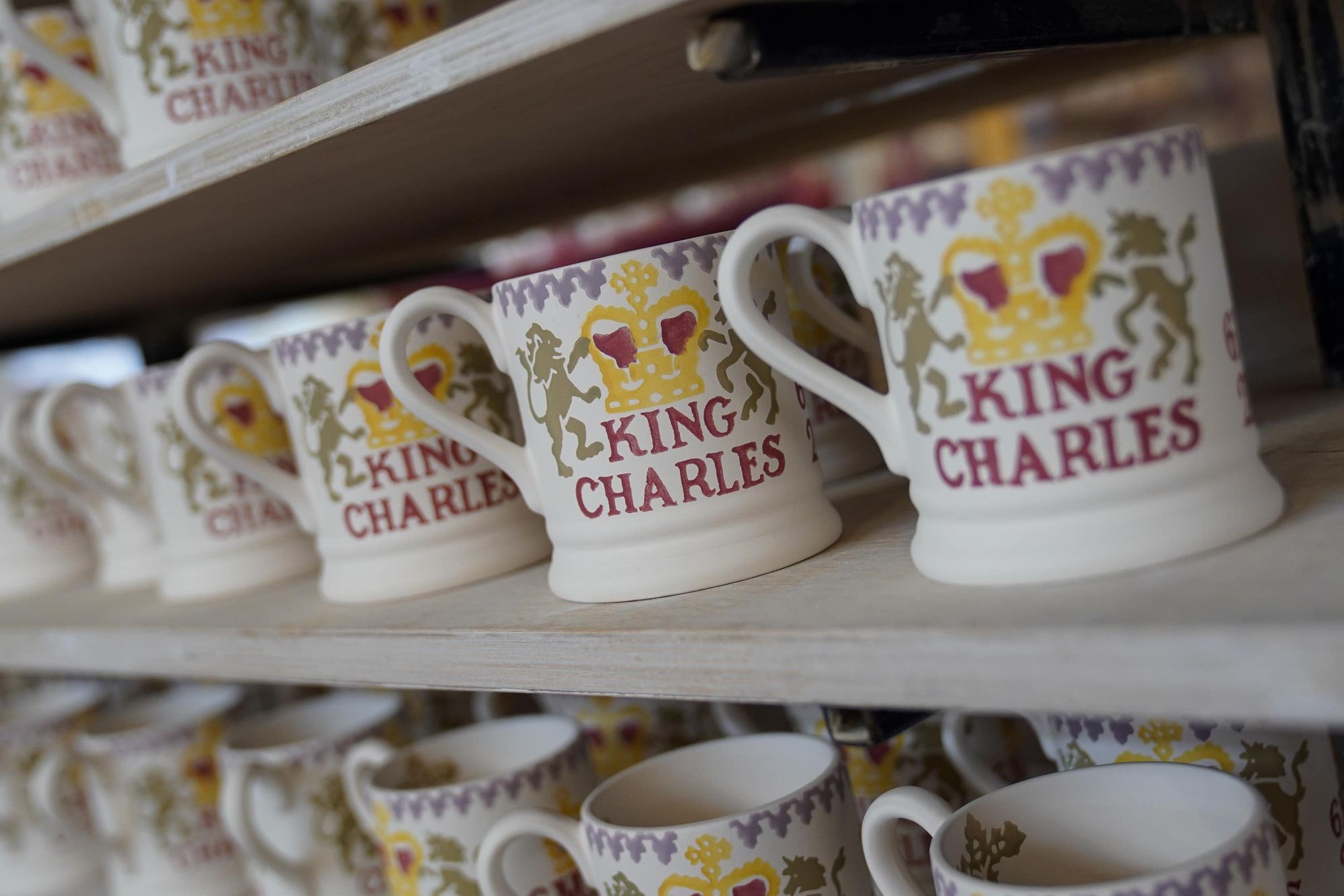 Teapot costing £80 among commemorative items for the King’s coronation