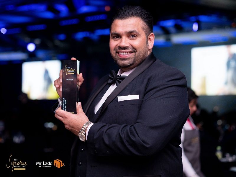 Businessman who hit rock bottom goes on to win Entrepreneur of the Year