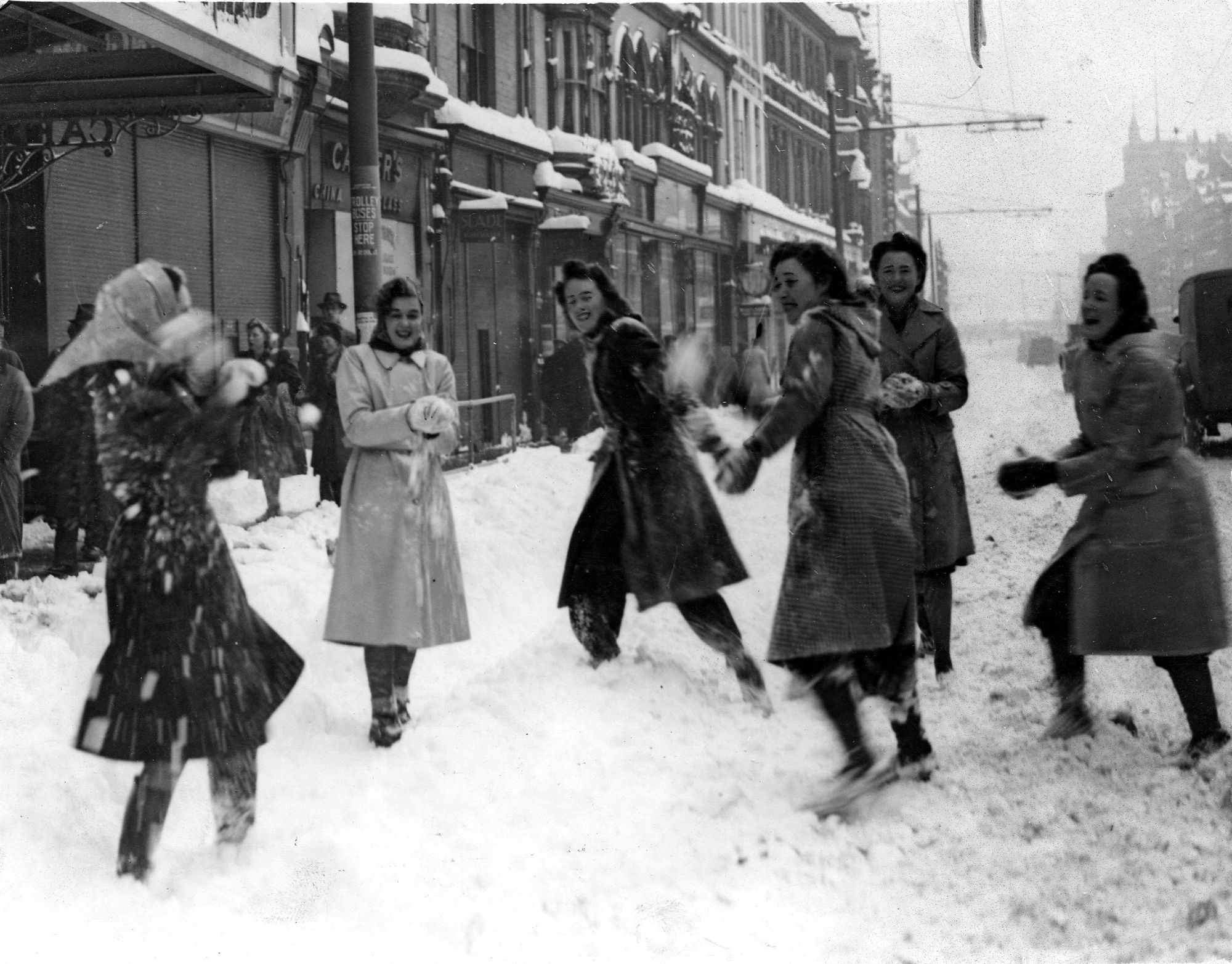 A cold look back at Cardiff in the snow