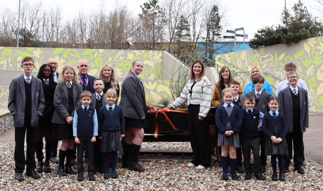Folkestone Academy creates community garden inspired by Dungeness