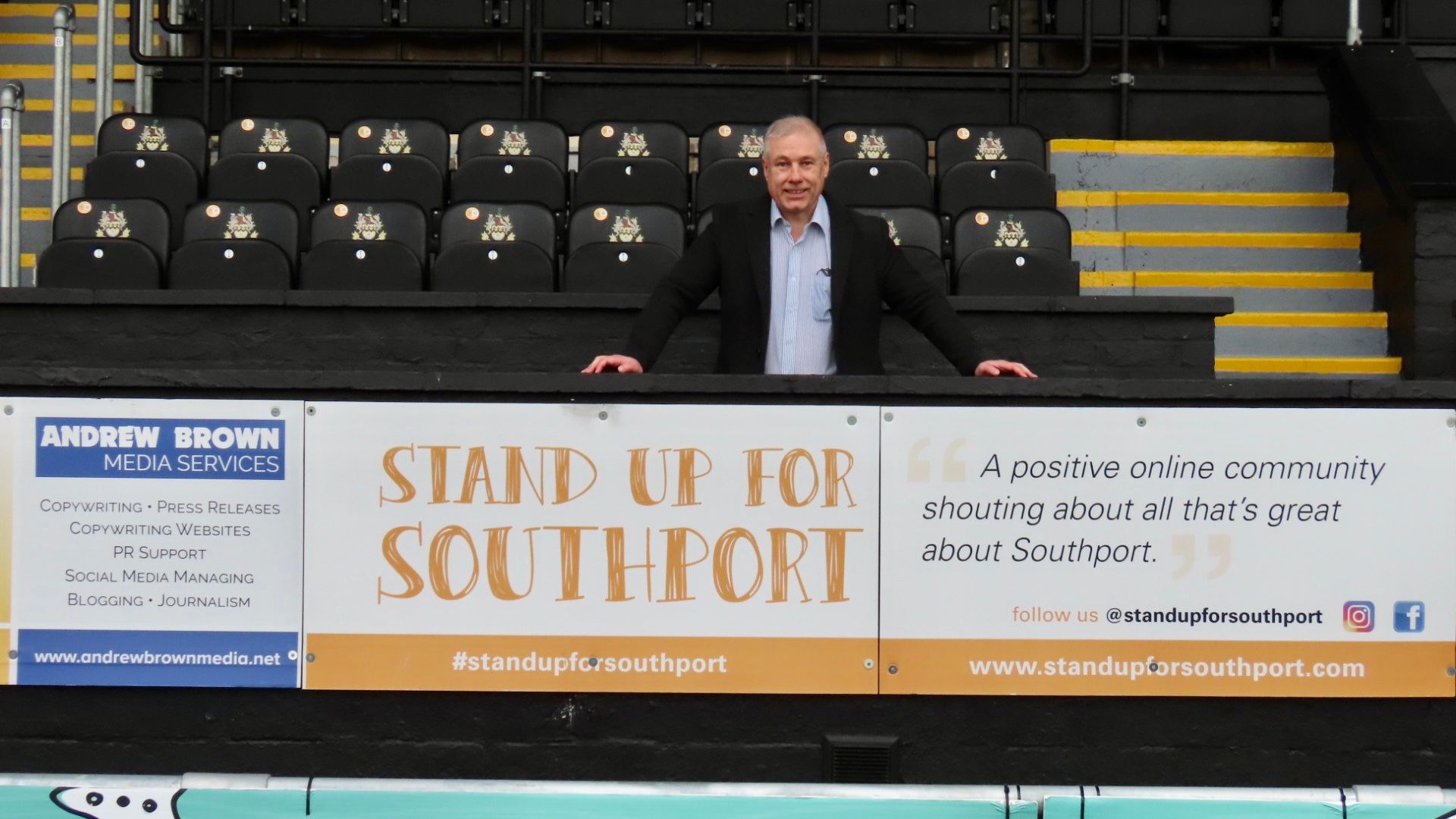 Stand Up for Southport renews sponsorship with Southport Football Club