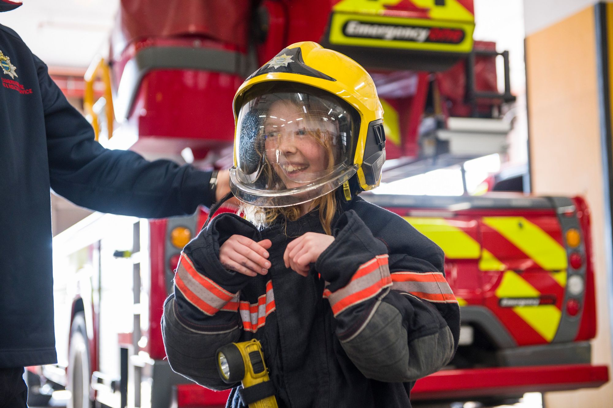 Emergency-ready as bereaved kids get hands-on during fun-filled day