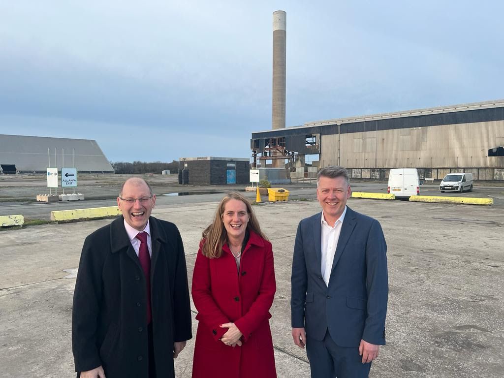 MP shows nuclear power company around Anglesey to identify reactor locations