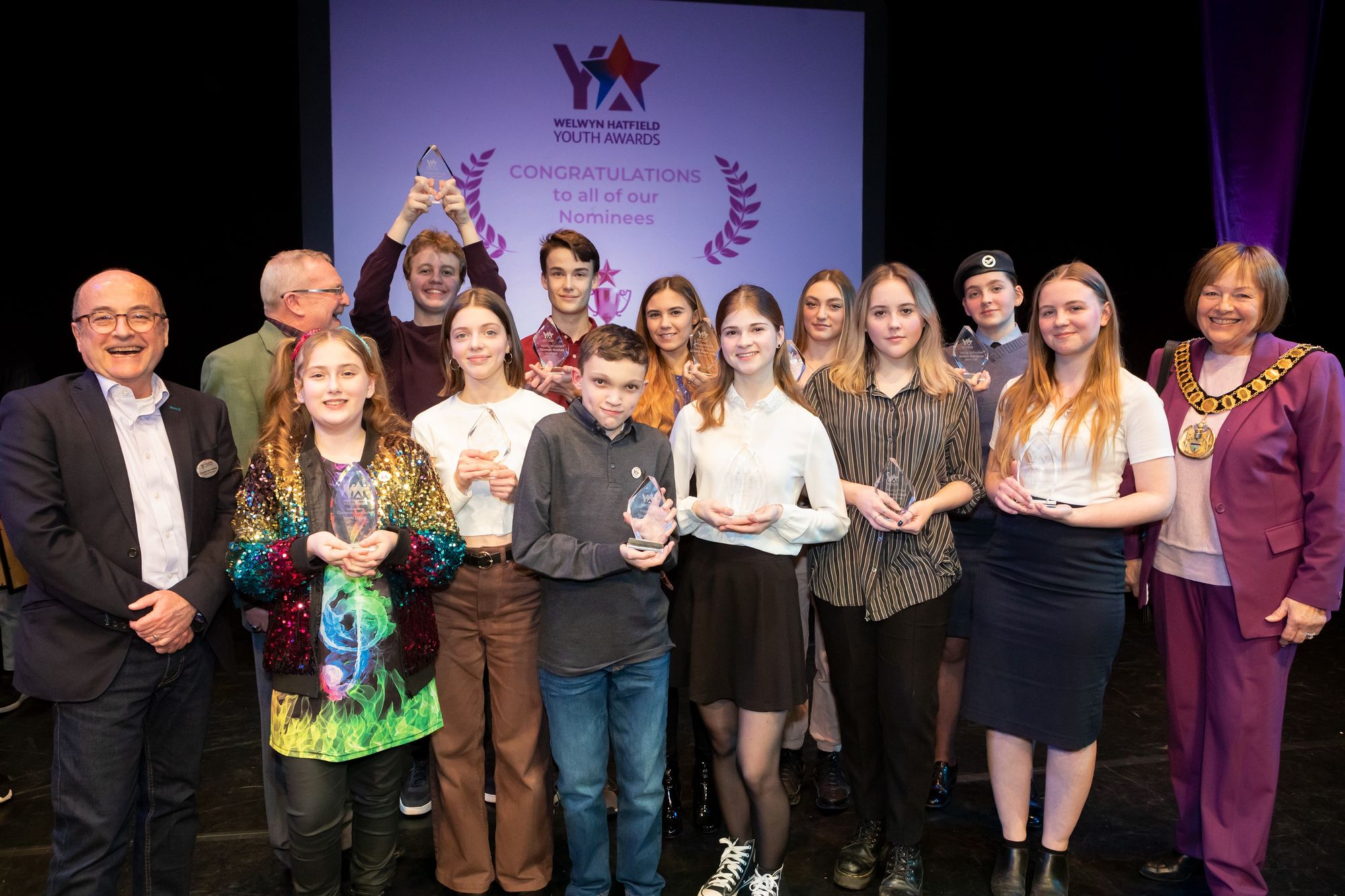 Outstanding youngsters celebrated at Welwyn Hatfield Youth Awards