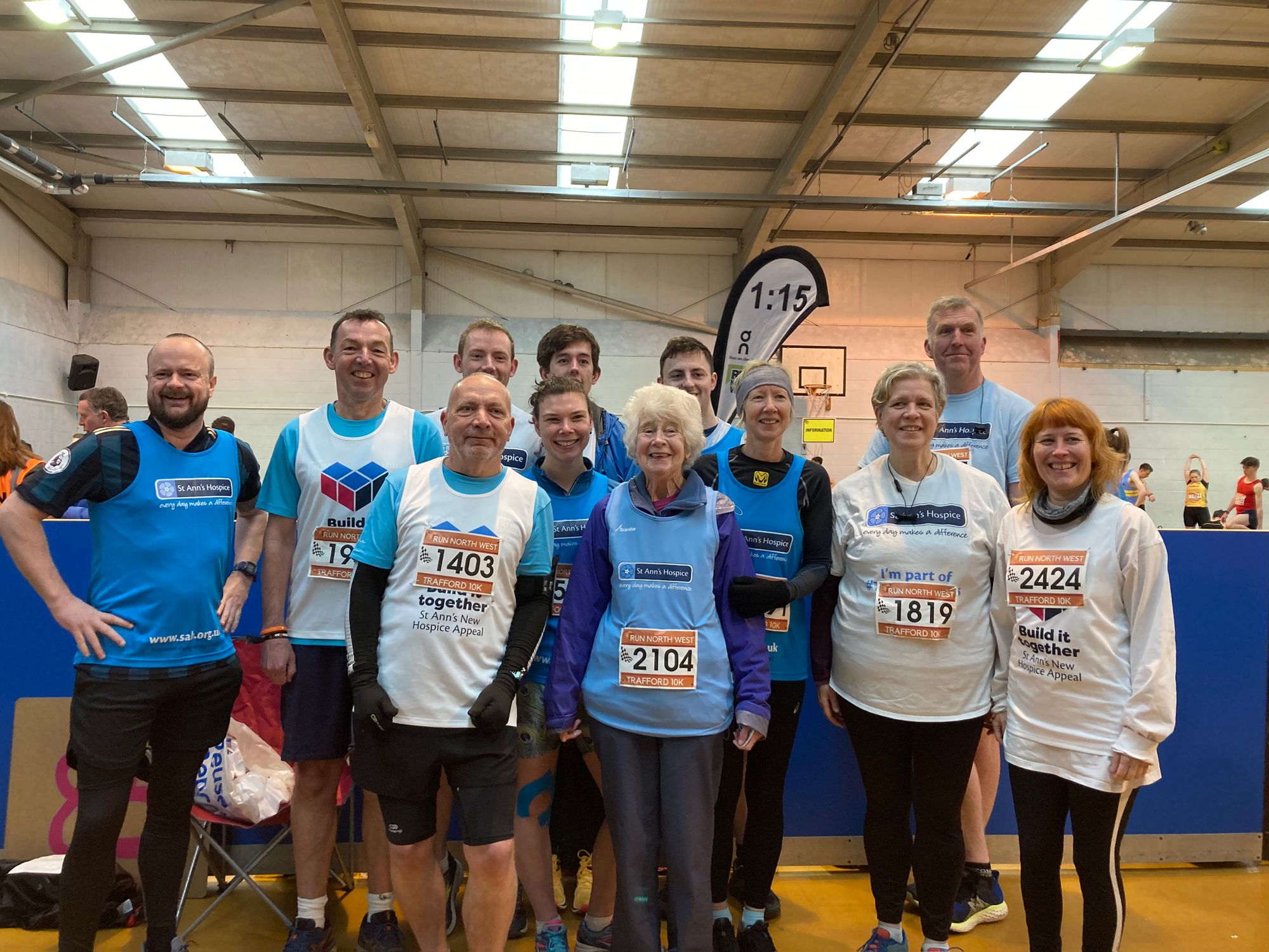 Keep on running: Hero celebrates 85th birthday with family running Trafford 10k for St Ann’s Hospice