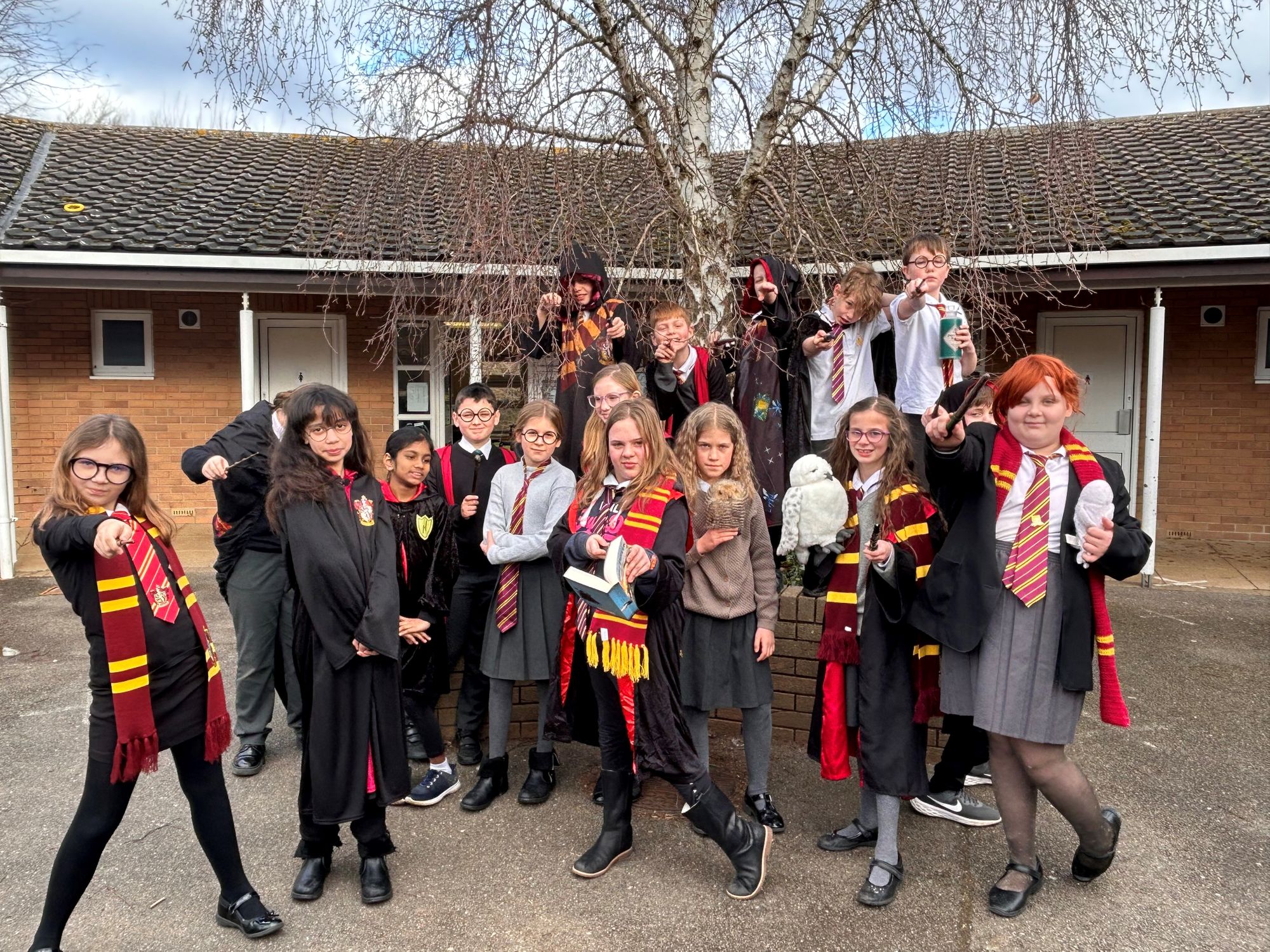 Spalding pupils perform story extracts for World Book Day
