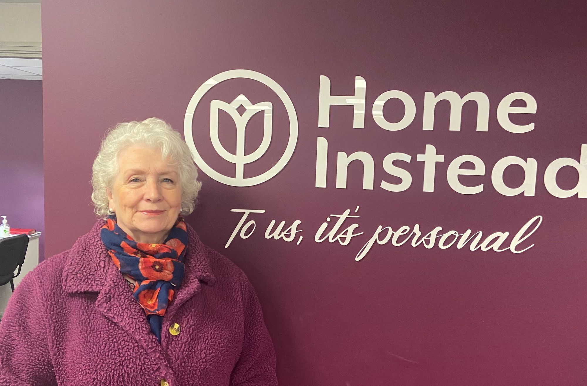 Energetic pensioner starts a new career as a carer aged 70