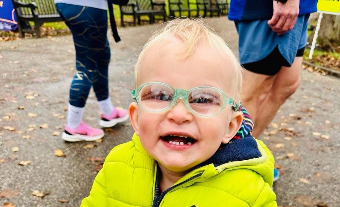 Visually impaired Essex toddler to tackle Superhero Tri for Variety