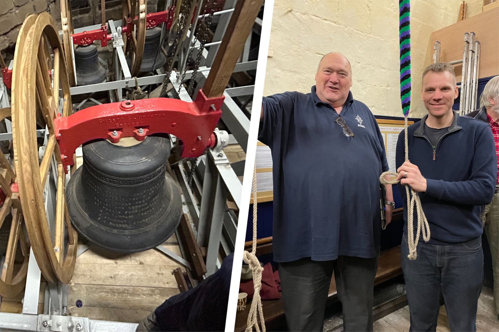 Bell ringers 'grateful' as Stafford church bells ring out again