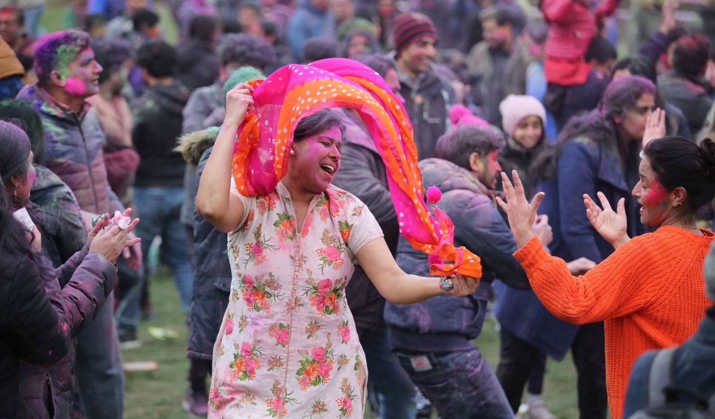 Dartford park becomes sea of colour in Holi Festival celebrations