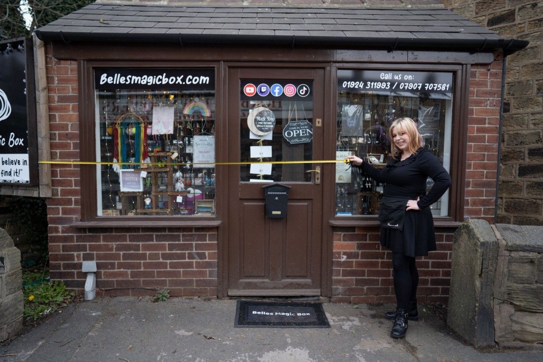 Mum opens ‘magical’ little shop in former toilet