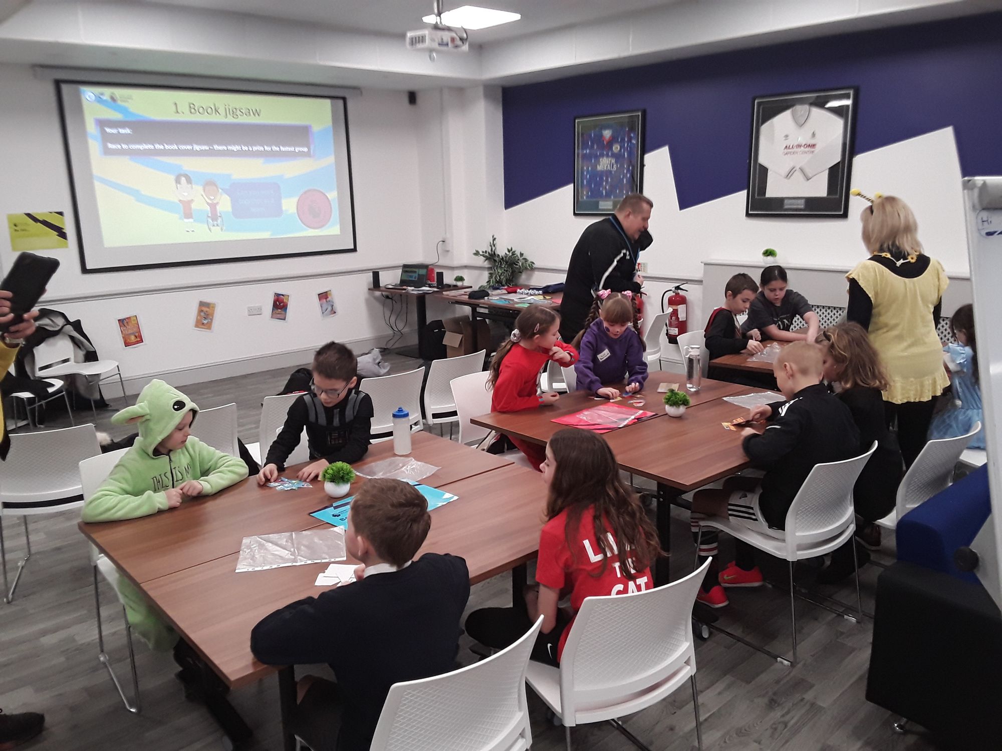 Rochdale AFC give primary school pupils a World book Day to remember