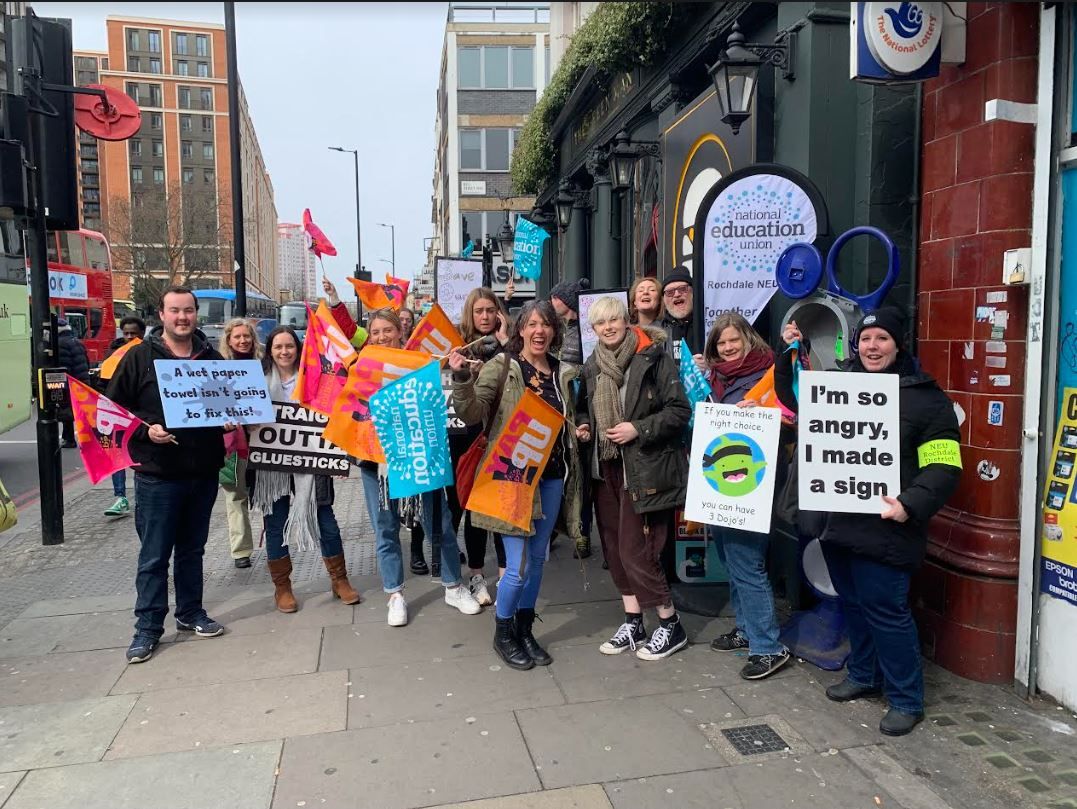 Rochdale teachers head to London as part of two-day strike action