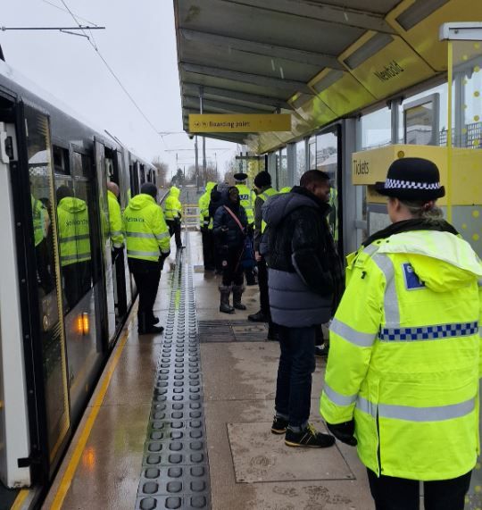 GMP Rochdale tackle anti-social behaviour on tram lines