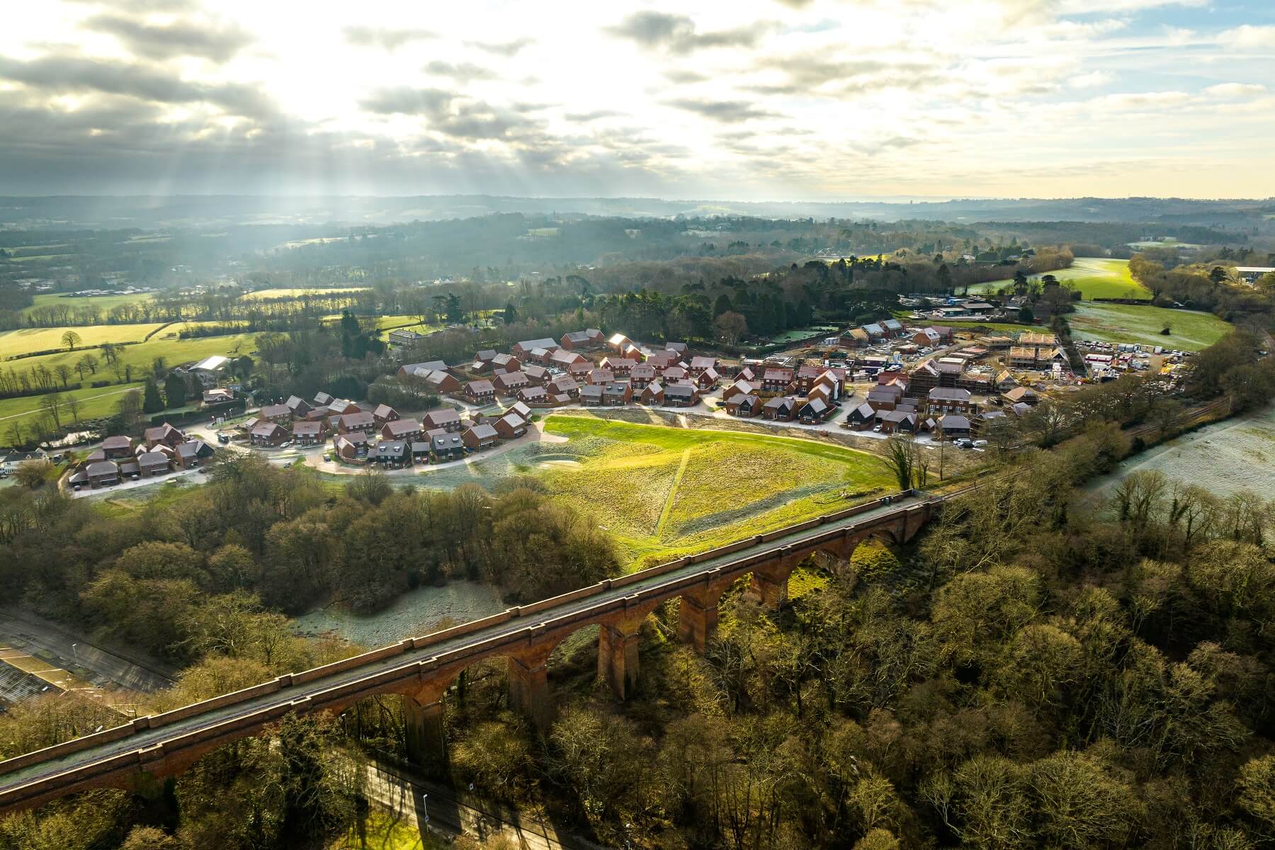 Sustainable area of natural greenspace opens in East Grinstead