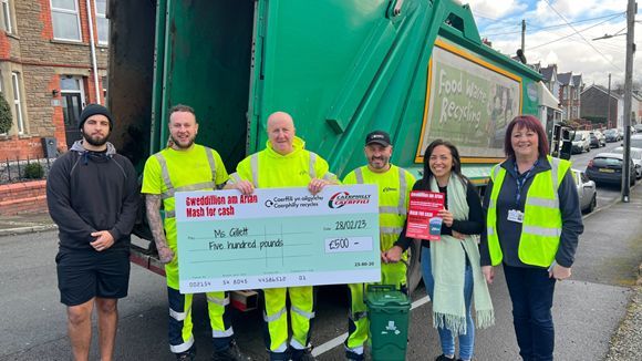 Another £500 winner in Caerphilly for Food Waste Action Week