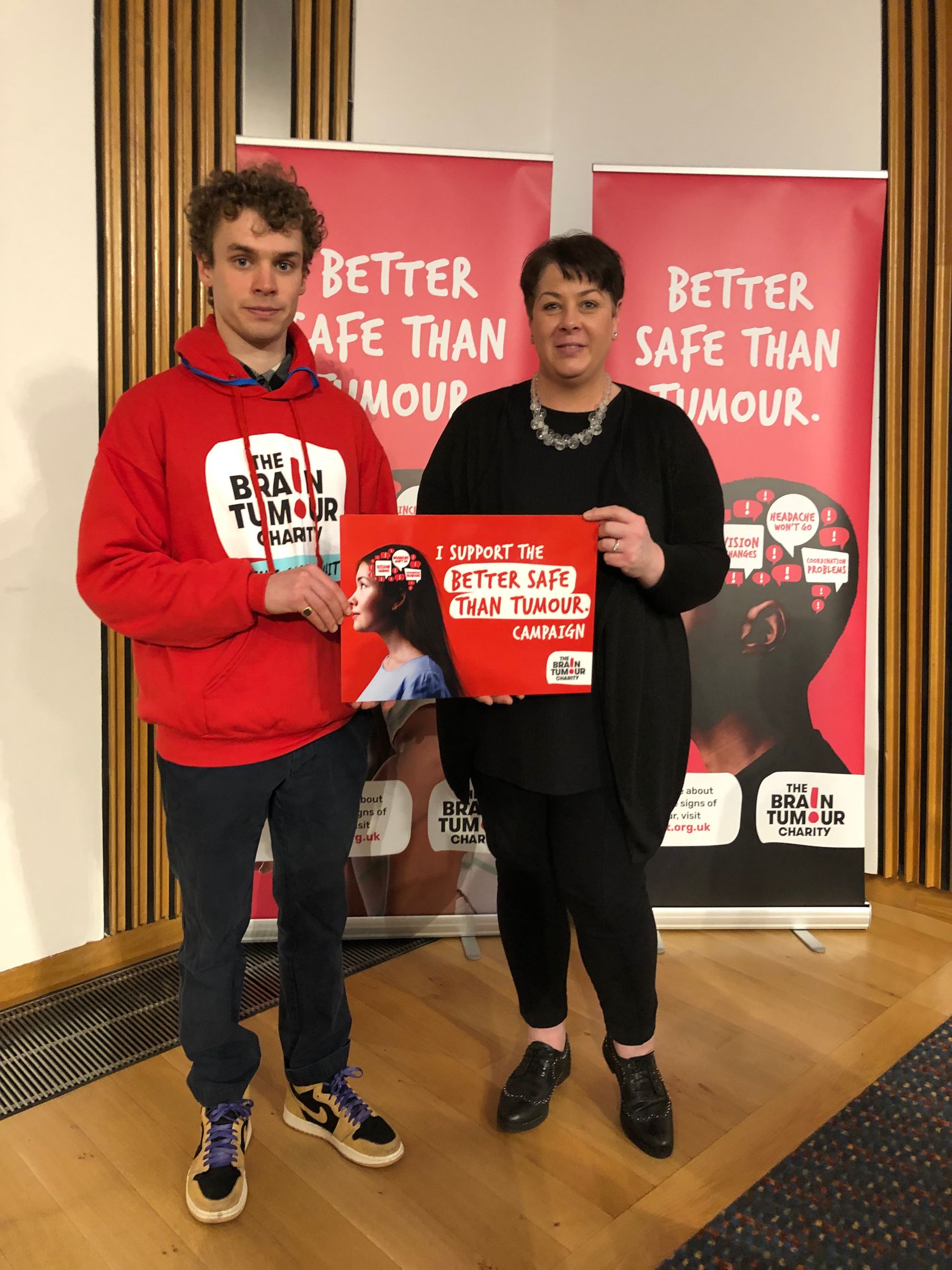 Ayrshire MSP supports Brain Tumour Awareness Month