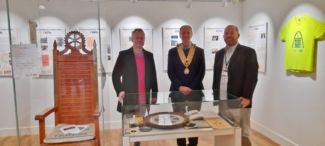 Folkestone Rotarians celebrate centenary with exhibition and book