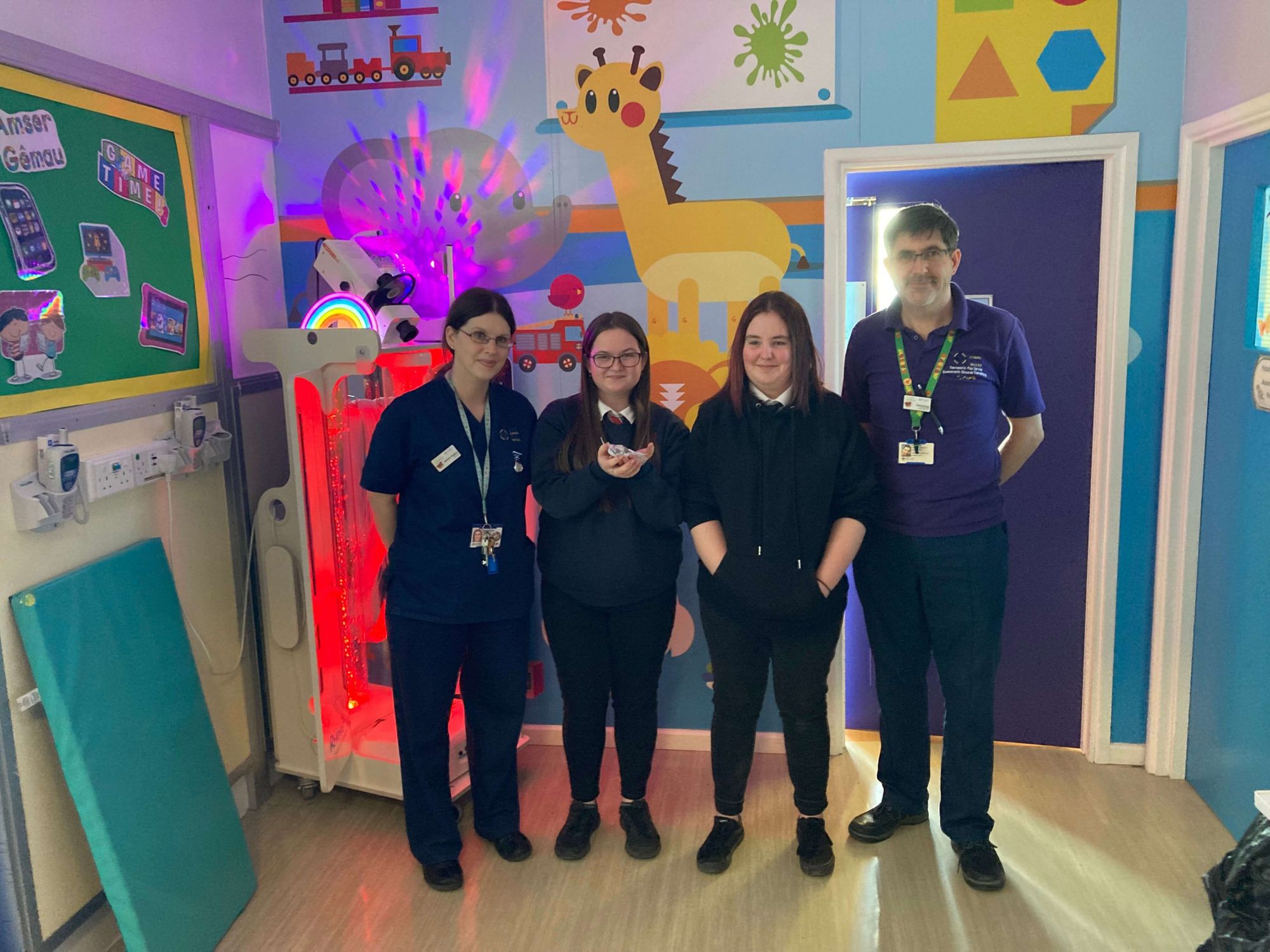 Aberaeron youngsters raise money for Bronglais Hospital