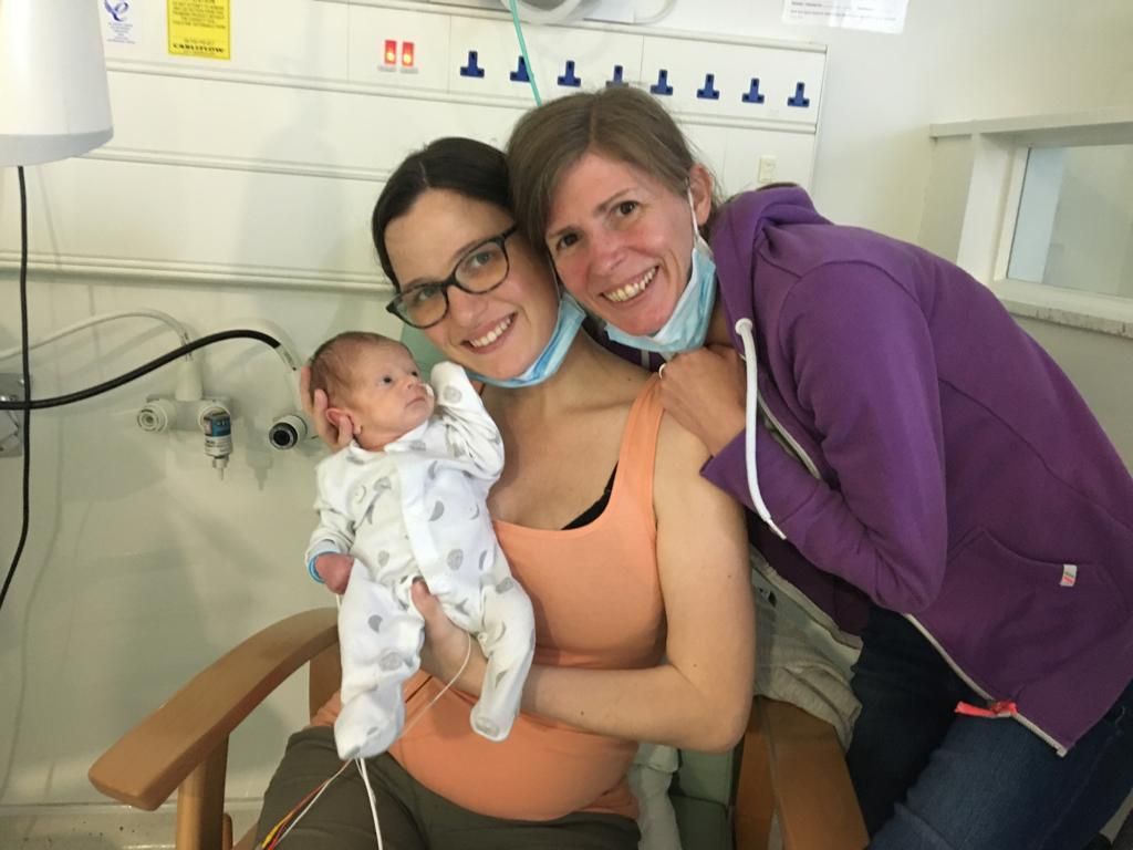 Baby diagnosed with leukaemia at just eight hours old celebrates going into remission