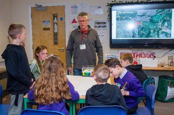 Schoolchildren help design public art for housing development site