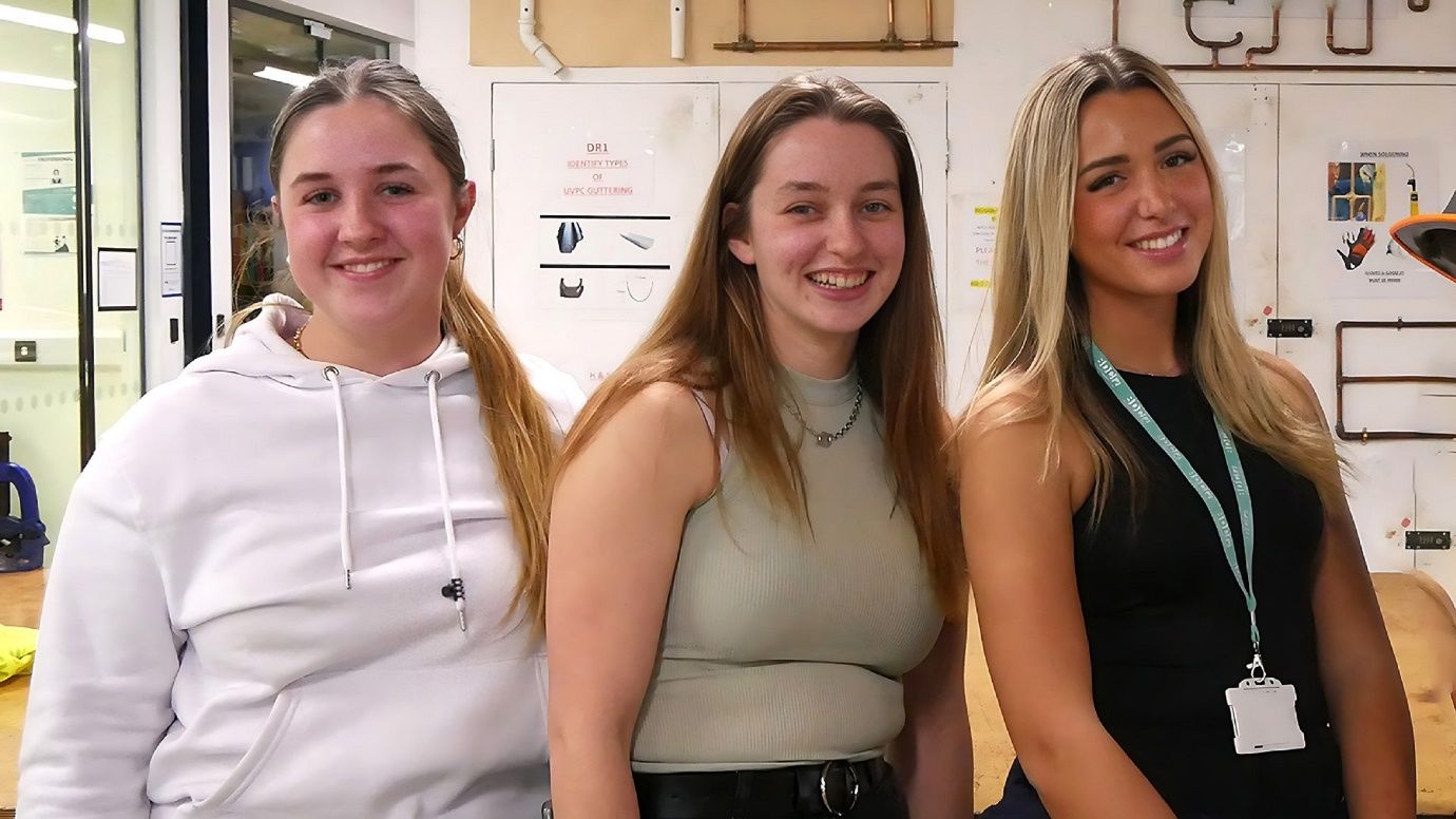 Barking and Dagenham College plumbing apprentices excel in International Women's Day competition