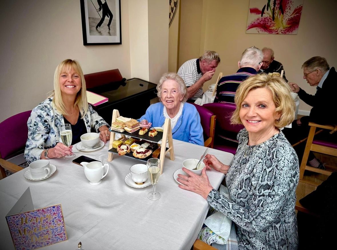Rochdale care home holds special Mother’s Day afternoon tea