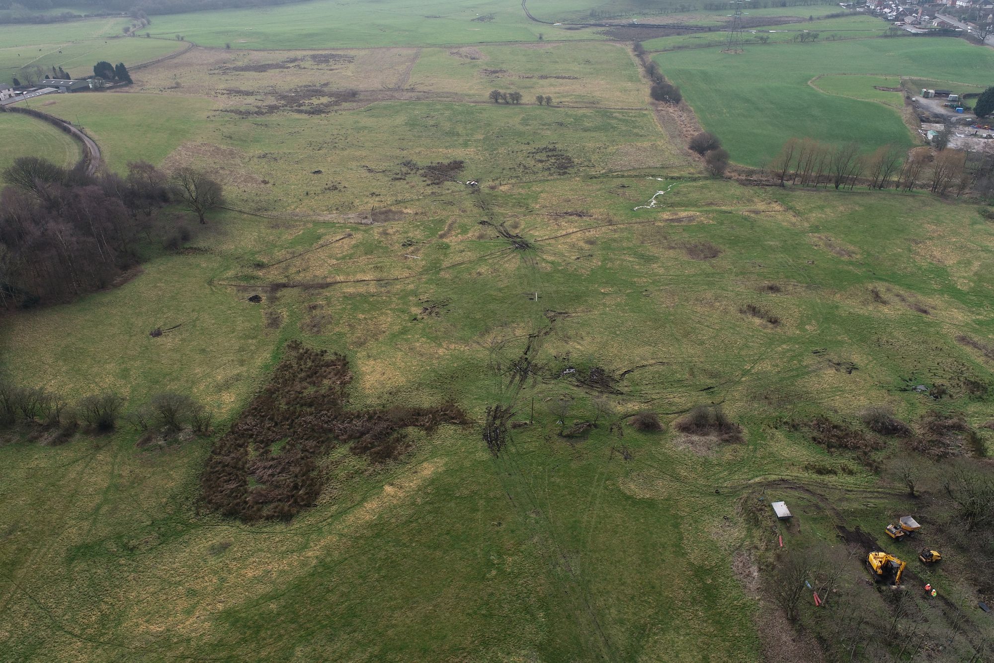 Work on a major new solar panel farm in Heywood is powering ahead
