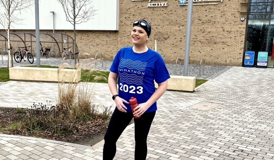 Hornchurch cancer survivor takes the plunge for Swimathon 2023