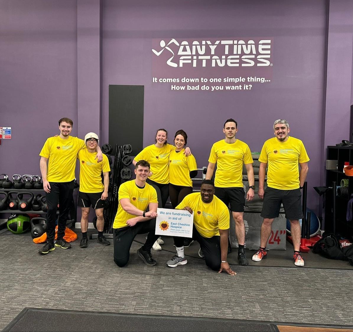 Gym members take on 10k challenge for East Cheshire Hospice
