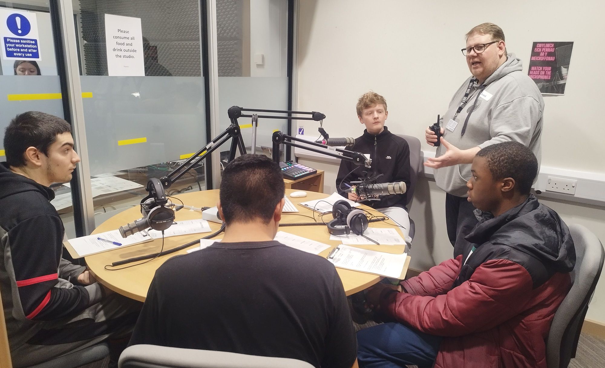 Wrexham Glyndŵr University holds podcast sessions for aspiring broadcasters