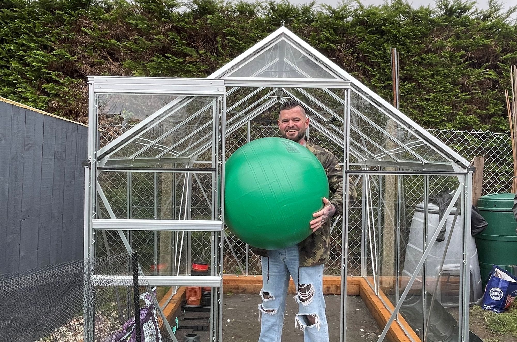 Inspirational Dorset cycle ride sows the seeds for greenhouse therapy
