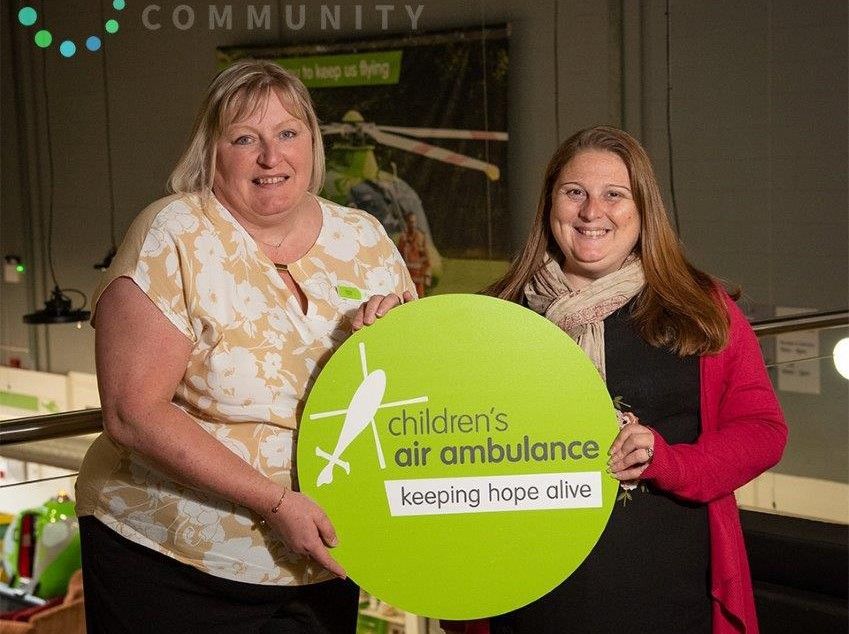 Small business community raises £27,000 for Children's Air Ambulance