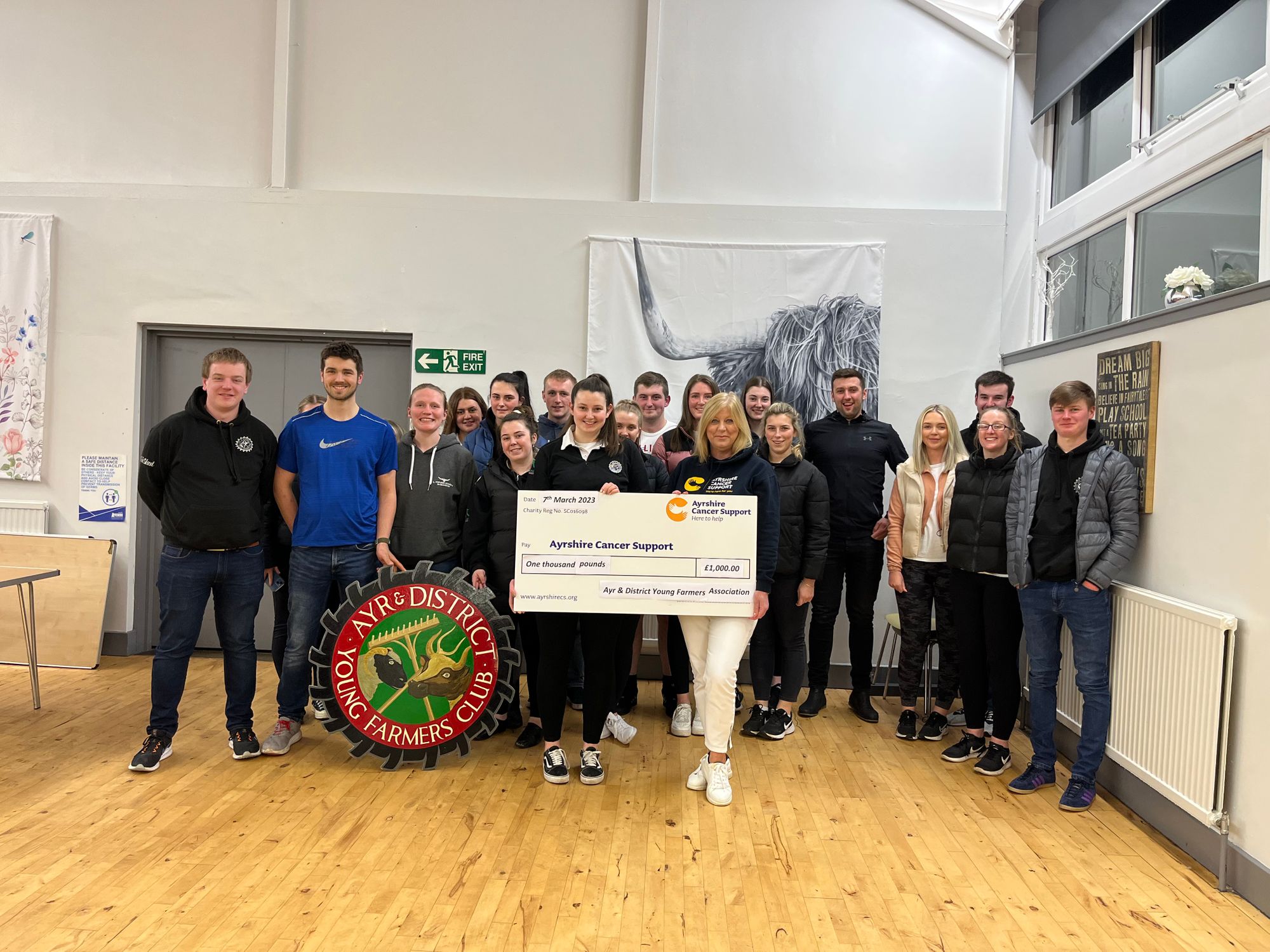 Sheep shearing charity fundraiser boosts the funds at Ayrshire Cancer Support