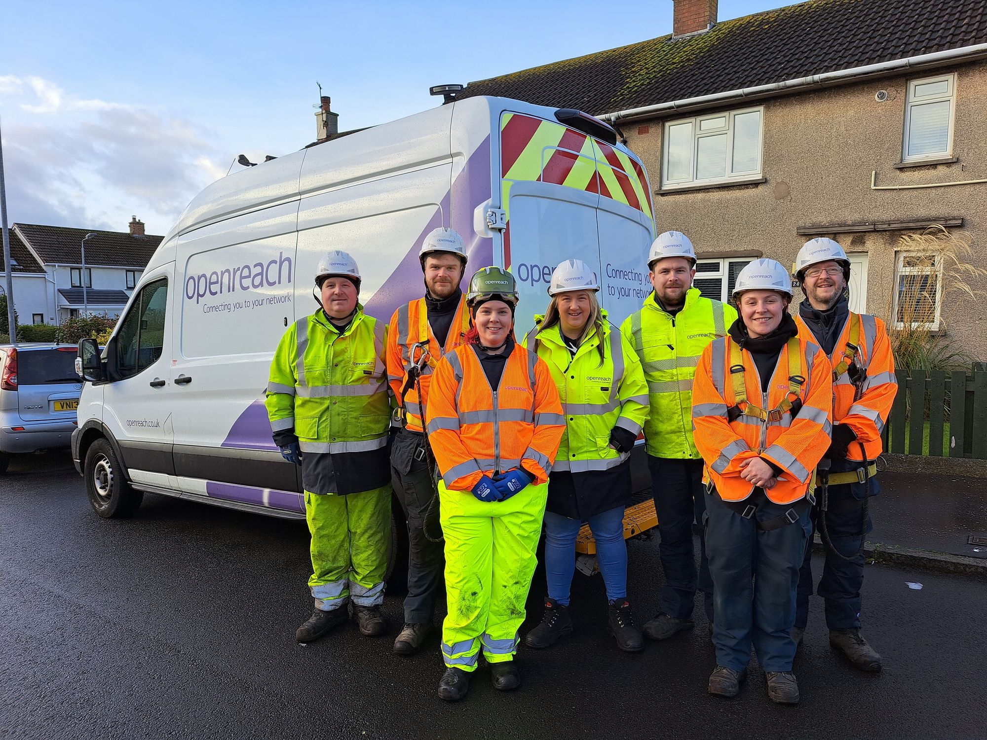 Openreach network upgrades
reach a milestone in Ayrshire