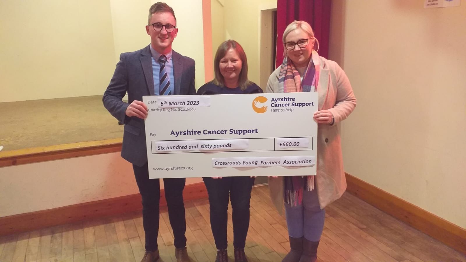 Crossroads Young Farmers Club 'Get Naked' to boost funds for Ayrshire Cancer Support